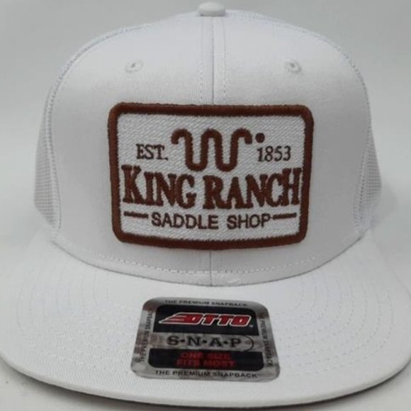 Retro Vintage Style Cowboy Riding Rancher Texas Pride King Ranch Embroidered Hat main image 4